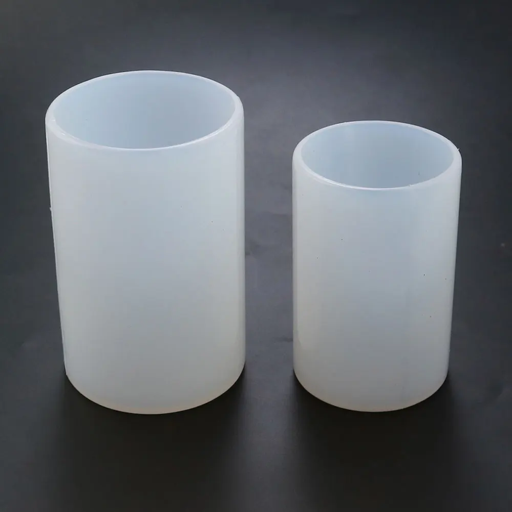 JCD Stampi per candele in silicone per realizzare candele, Stampi per candele cilindriche esagonali per realizzare candele per aromaterapia Stampo