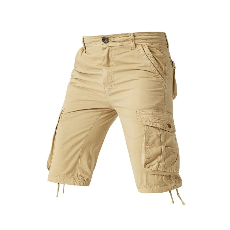 

2026 Mens Camouflage Cargo Shorts No Belt Loose Work Military Plus Size Summer Casual Breathable Lightweight Cargo Shorts