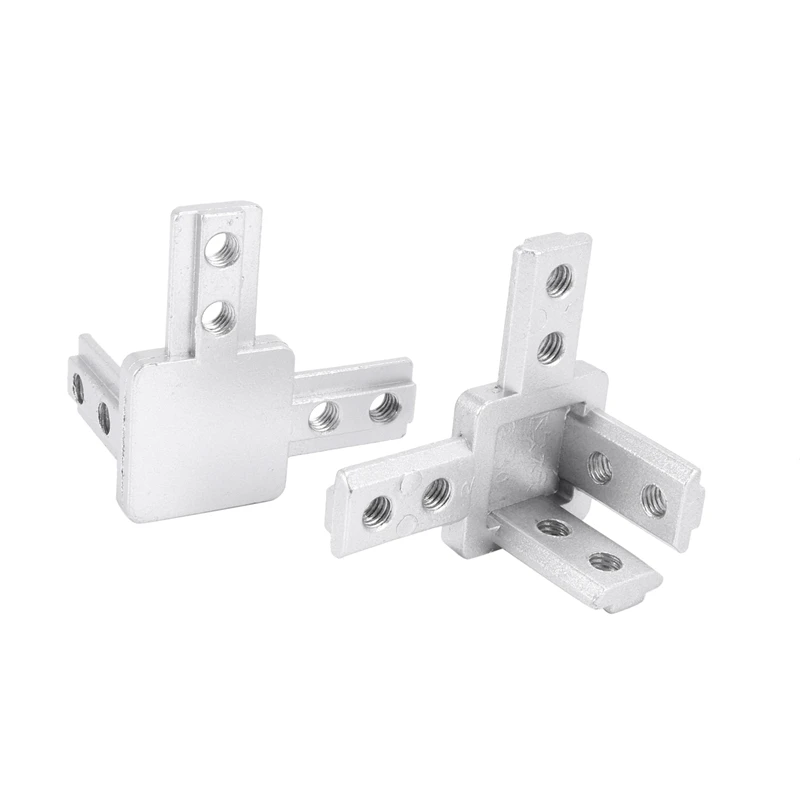 20-Pack 3030 Series 3-Way End Corner Bracket Connector,With Screws For Standard 8Mm T Slot Aluminum Extrusion Profile