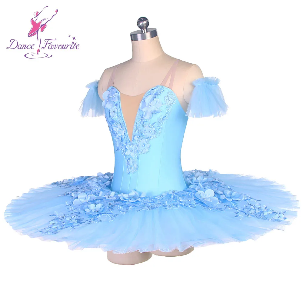 Dança favorita ballet tutus bll450 pré-profissional ballet traje tutu menina & feminino ballet tutu azul pálido tutu