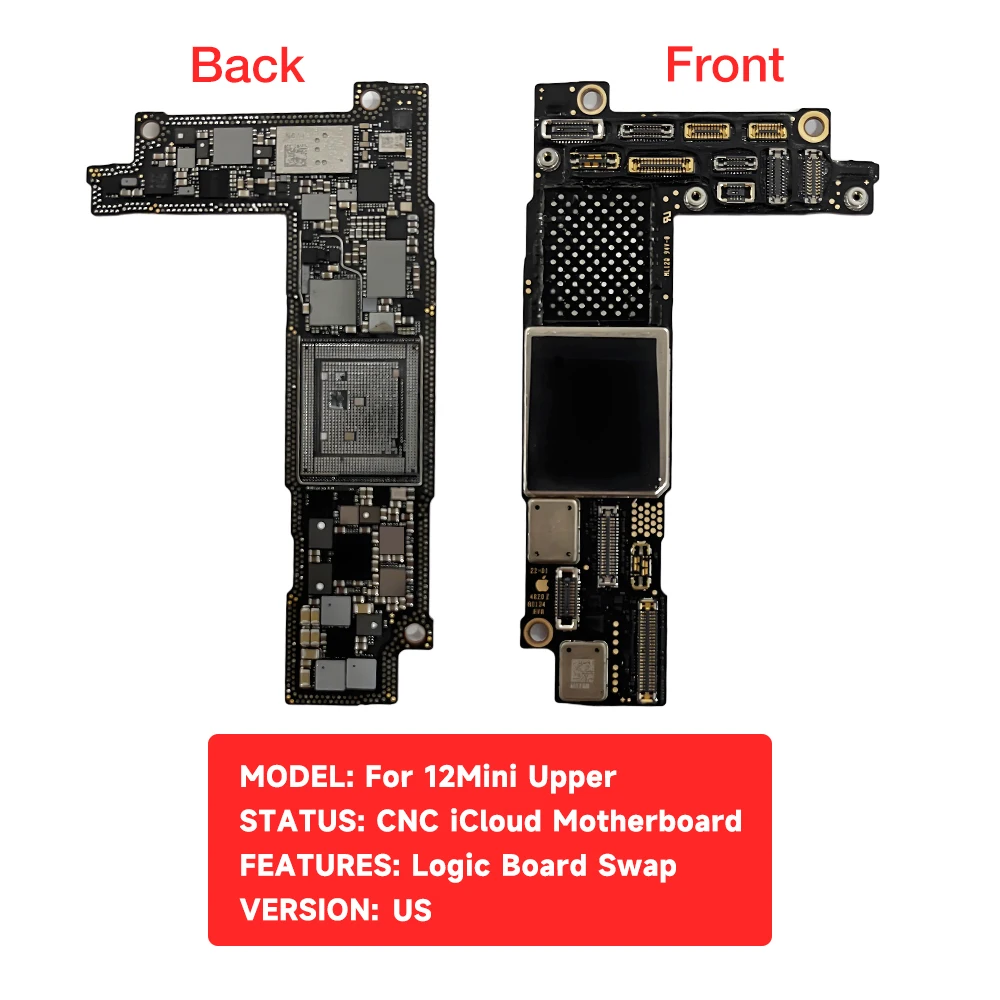 

CNC Cut Motherboard for IPhone 12 Series CNC NO NAND ID High Quality Replacement Mainboard Logic Board for Mobile Phone Repair