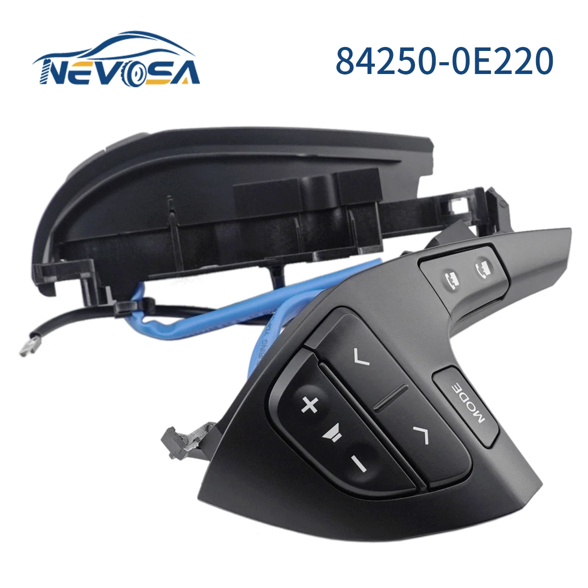 NEVOSA 84250-0E220 For Toyota Hilux Highlander 2009-2012 Steering Wheel Audio Control Switch Car Parts 84250-0E120