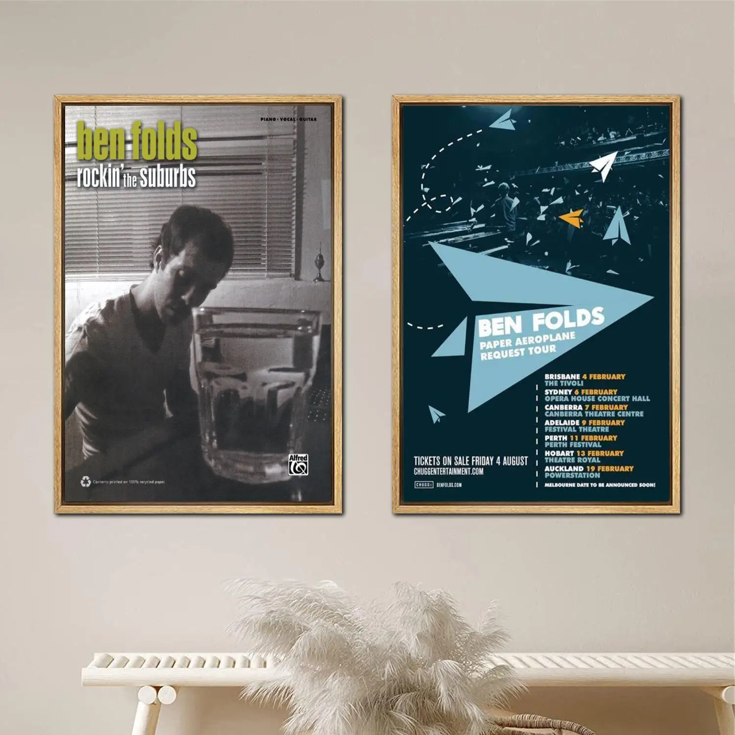 

Ben Folds Five Poster Painting 24x36 Wall Art Canvas Posters room decor Modern Family bedroom Decoration Art wall decor