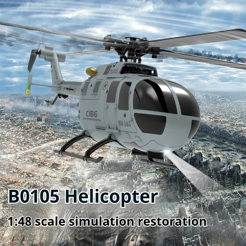 

Era C186 Вертолет с дистанционным управлением Пропорциональная имитация Bo105 Истребитель Jet Модель самолета с дистанционным управлением Детская игрушка