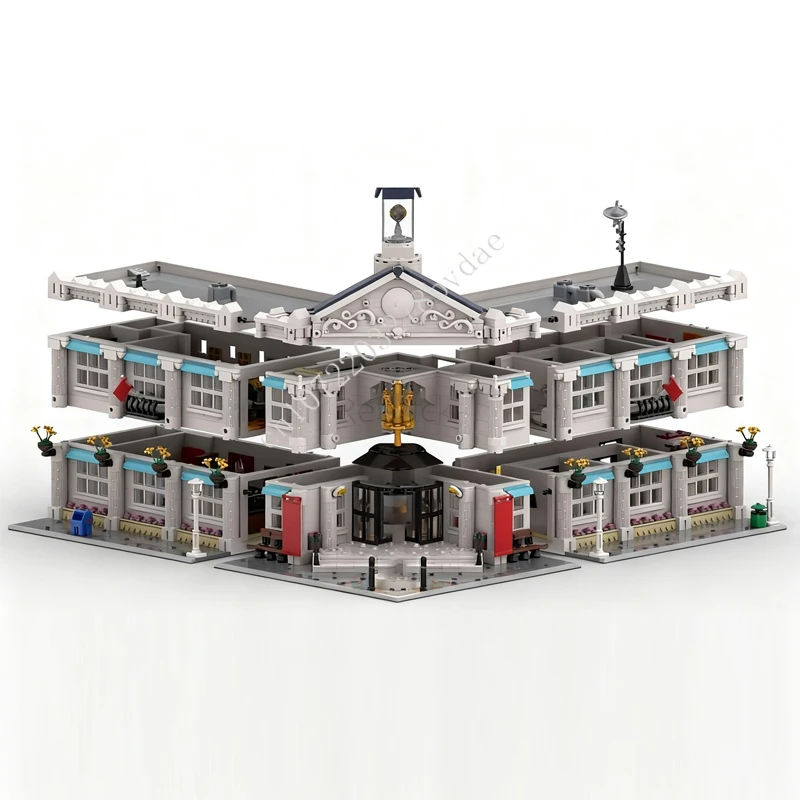 

5584PCS Beacon Inn MOC Creative street view Model Building Blocks Architecture DIY Education Assembly Christmas Model Kids Toys