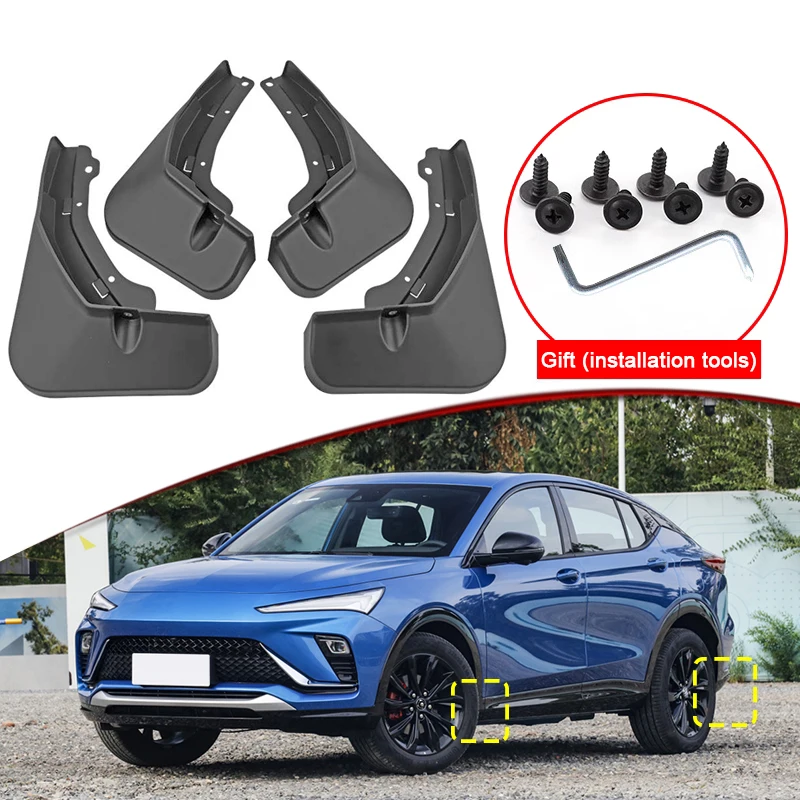 

Car Styling For BUICK Envista GS 2024 2025 ABS Car Mud Flaps Splash Guard Mudguards MudFlaps Front Rear Fender Auto Accessories