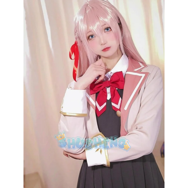 Anime Roshidere Alisa Mikhailovna Kujou Cosplay Costume Wig Alya Tokidoki Bosotto Roshia-go by Dereru Tonari no Alya-san Dress