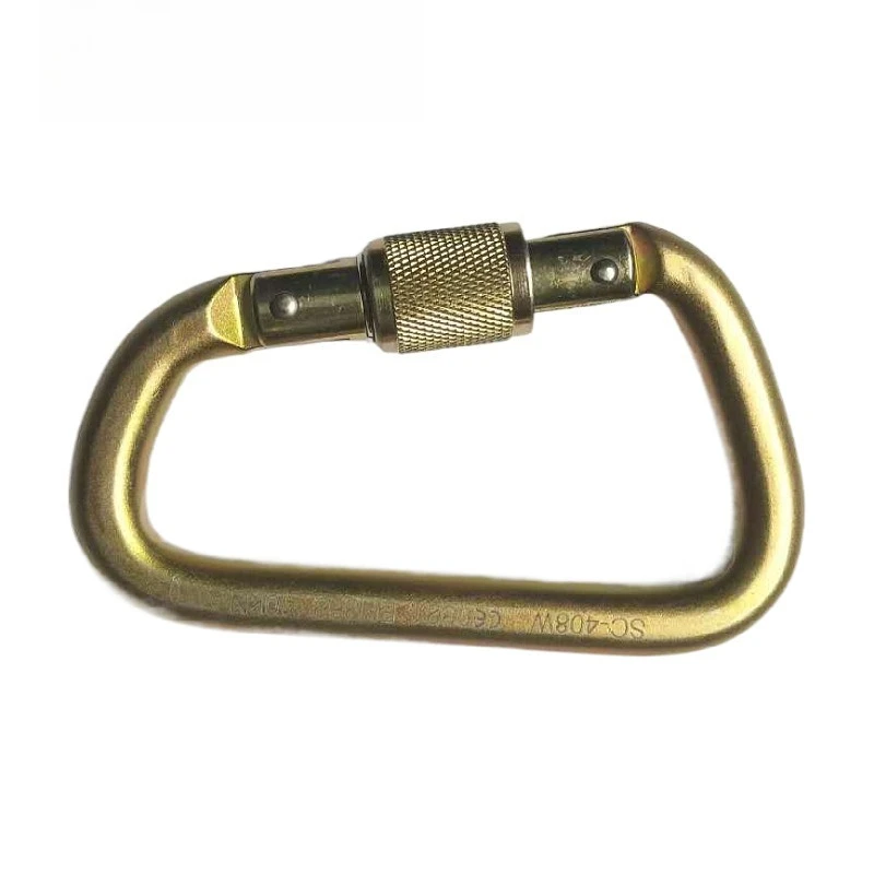 

D-hook, safety hook protective rescue equipment rigging, widely used in multi-functional outdoor