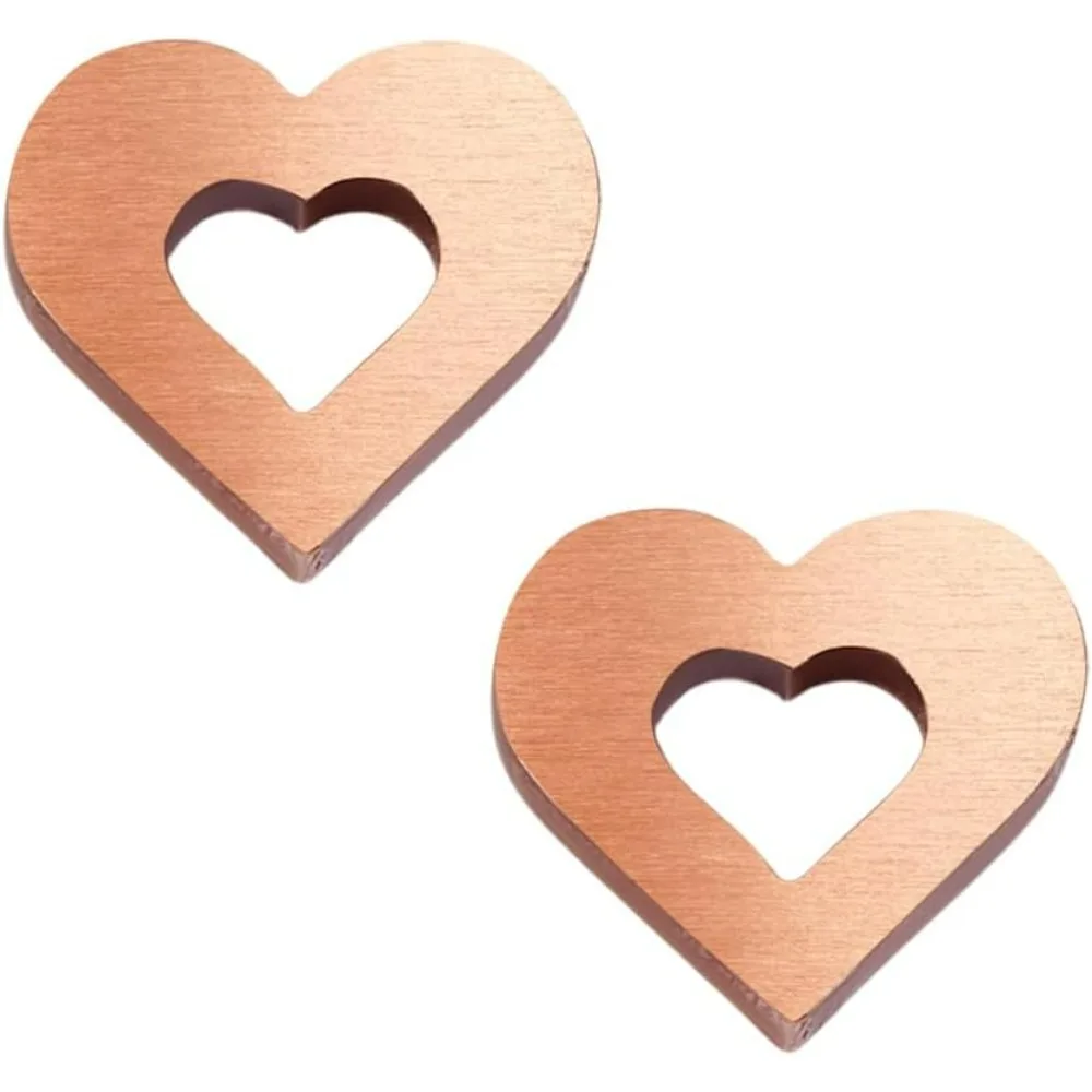 

2 шт., альтернативные подвески в форме сердца и цветов для свежей огранки, 0,8x0,7x0,2 дюйма, латунные подвески, многоразовые подвески в форме сердца, сохраняют