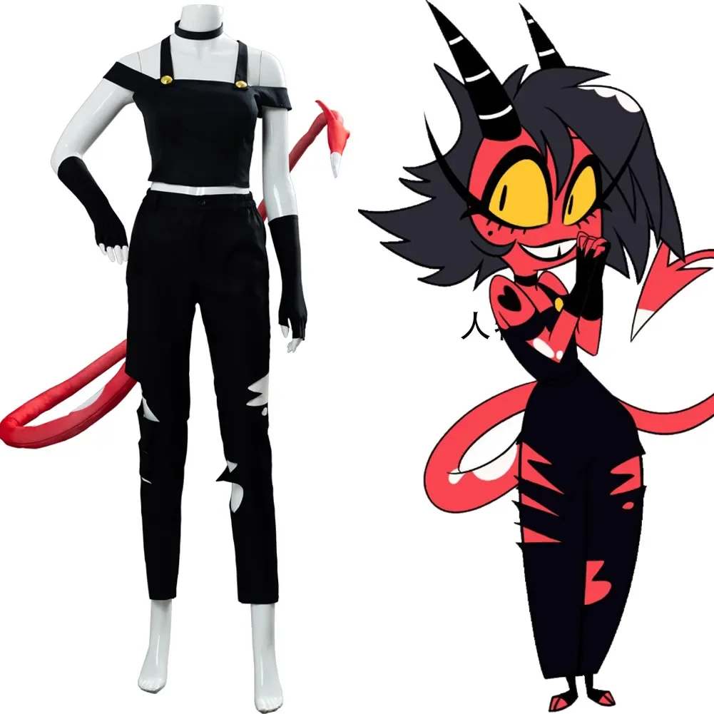 

Helluva Boss Millie Cosplay Costume Outfit Full Suit Halloween Costumes