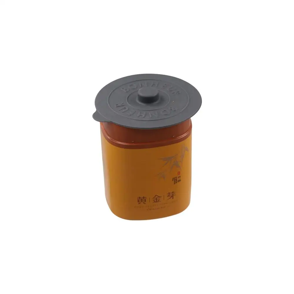 มีประโยชน์พร้อมที่จับนูนซิลิโคนฝาครอบถ้วยแก้วรอบฝาปิดถ้วยทนความร้อน Universal แก้วกันฝุ่นปิดผนึกหมวก Pantry