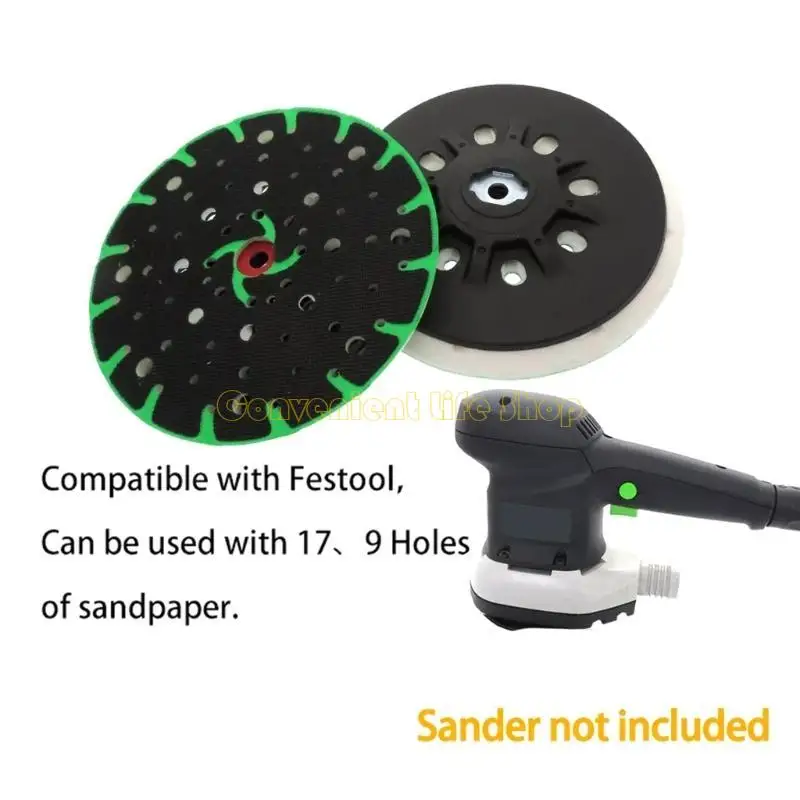 

L1EE Sturdy 6''/150mm Polishing Disc for Sander Sanding Disc Grinding Multi-Hole Dust Free Sanding Pad
