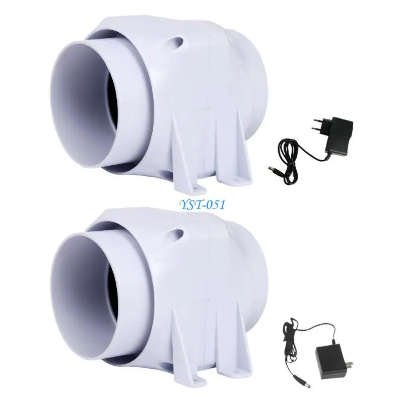 E15a linha ventilador ar 4 polegadas ventilador ventilação linha esgoto marinho forte ventilador ventilação