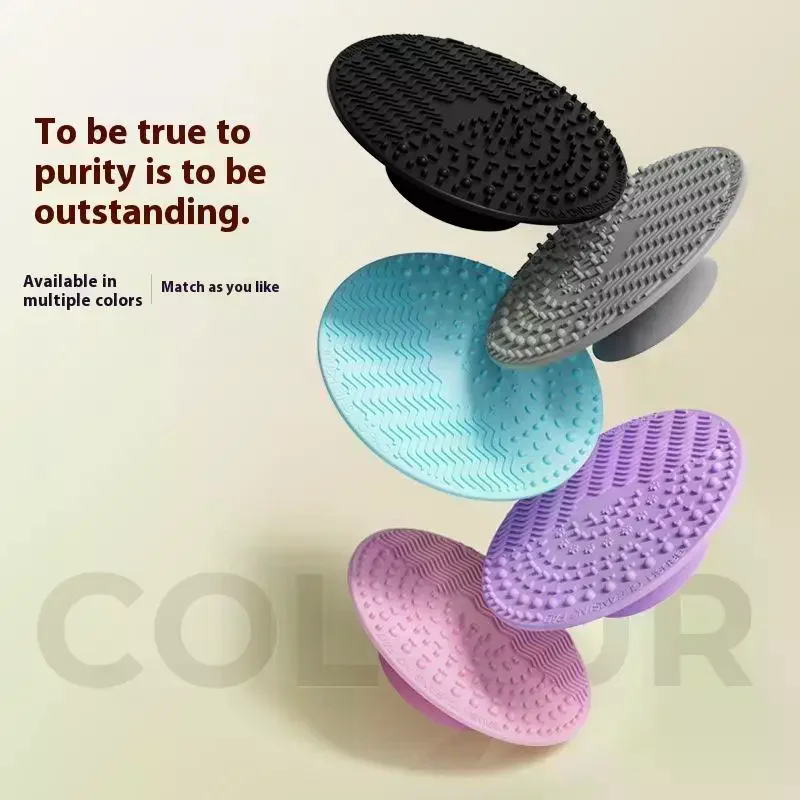 صندوق تنظيف فرشاة المكياج، إسفنجة تنظيف سريعة لظلال العيون، منظف جاف لمستحضرات التجميل، أداة تنظيف البودرة، ملحقات المكياج