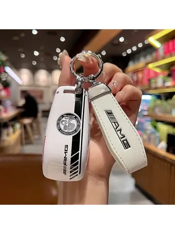 자동차 원격 키 케이스 커버 가방 메르세데스 벤츠 A C E S G 클래스 GLC CLE CLA W177 W205 W213 W222 X167 AMG 용 자동 스타일링 액세서리