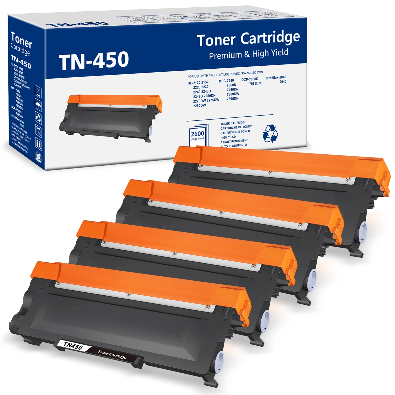 

Тонер-картридж 4P TN450 для Brother MFC-7860 HL-2250DN HL-2250DNR HL-2270DW