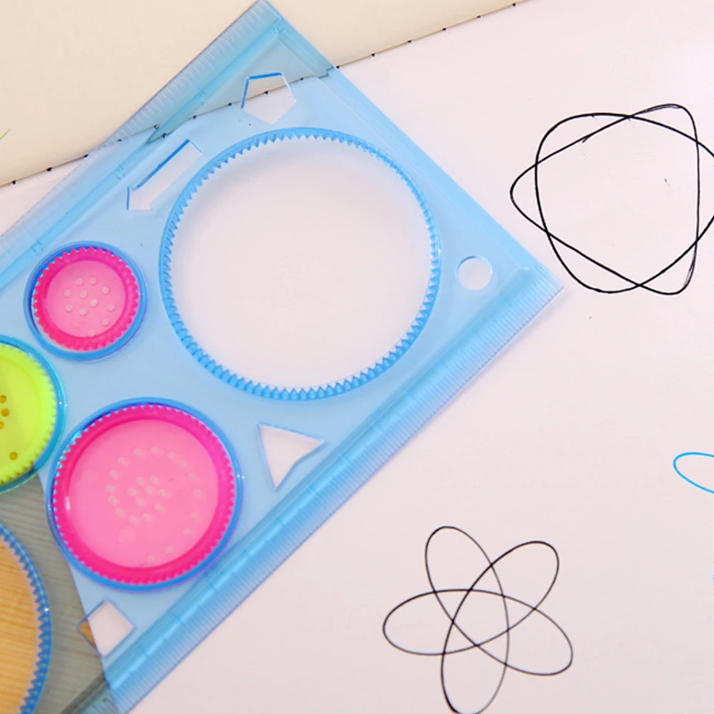 

12Pcs Kids Painting Stencils Rulers Colored Art Templates for DIY Crafts Decor Multi Use Stencils for Painting