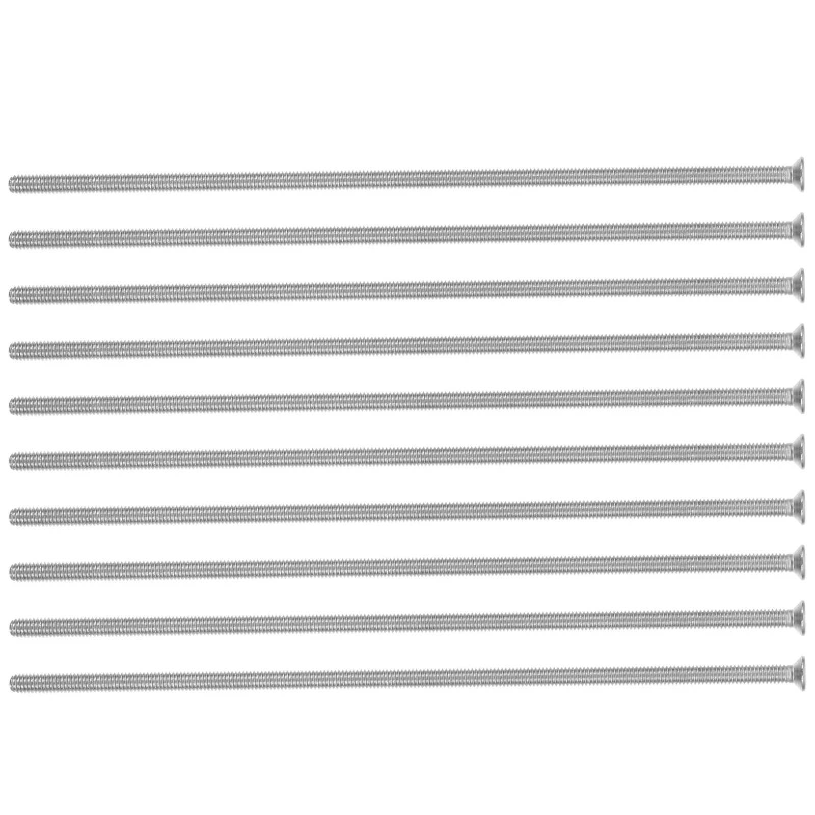 

10 шт. длинных винтов для электрических розеток, нержавеющая сталь, с крестообразным шлицем, плоская головка, для ремонта дома и установки панелей