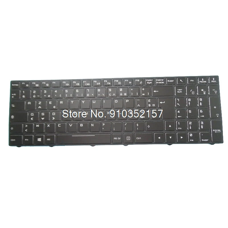 FR Backlit Keyboard For CLEVO N850 N850HP6 N857HP6 N850EP6 N857EP6 N870EP6 N871EP6 N857EK1 N860EK1 N850HK1 N850EJ1 N857EJ French