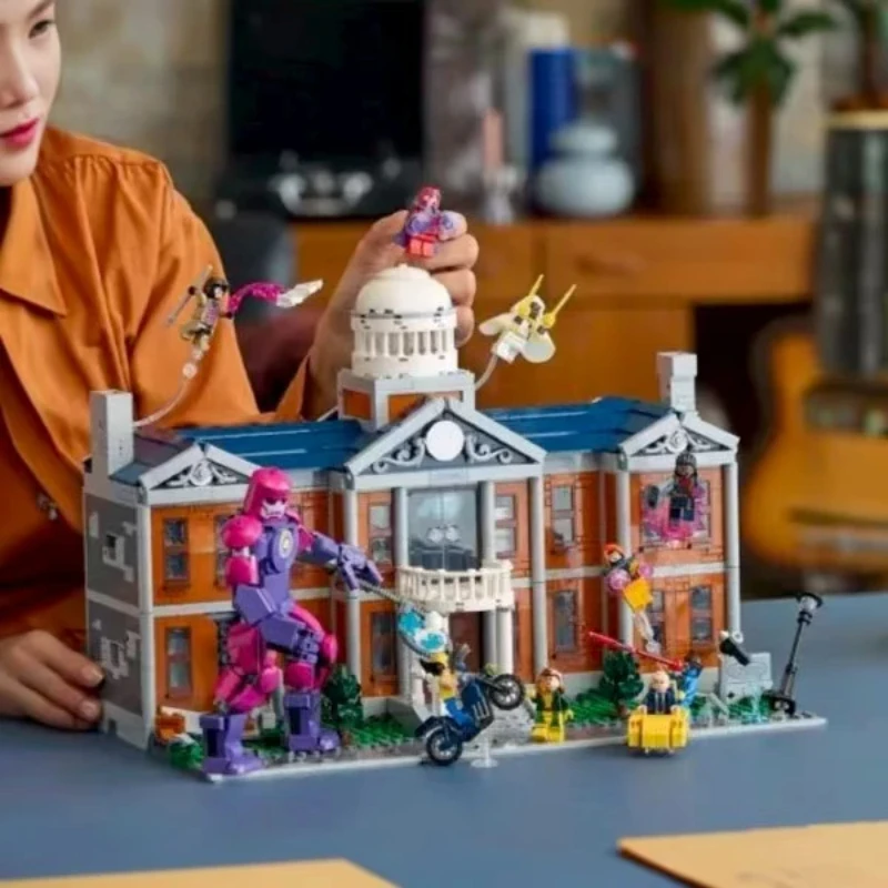 2025 76294 X قصر بطل قاعدة X-القوة مركز القيادة اتجاه التحول بنة الطوب 3093 قطعة لعبة عيد الميلاد هدية عيد ميلاد