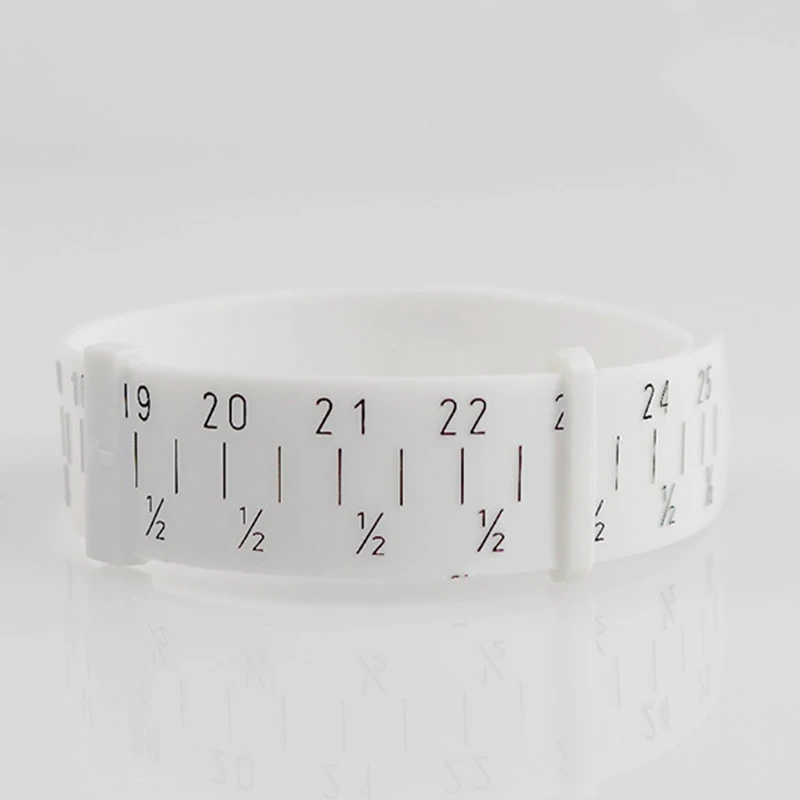 1PCS Wristwatch Bracelet Sizer ABS Plastic Wristband Measuring Tool Bangle Jewelry Making Gauge Hand Accessories Custom Logo