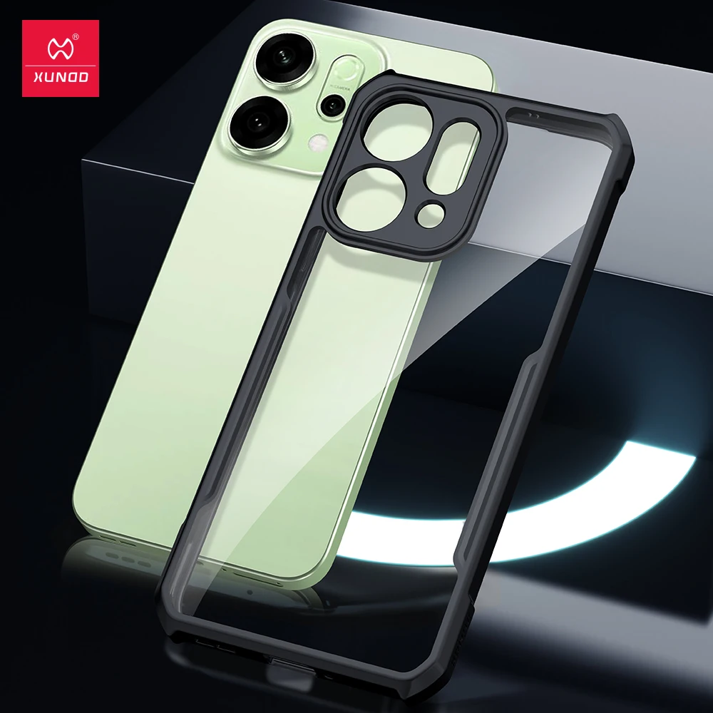 

Xundd For OPPO Reno 14 Pro 14 Reno 14F 5G Case Airbag Shockproof Shell TPU+Acrylic Back Ultra Transparent Cover Thin&Flexible