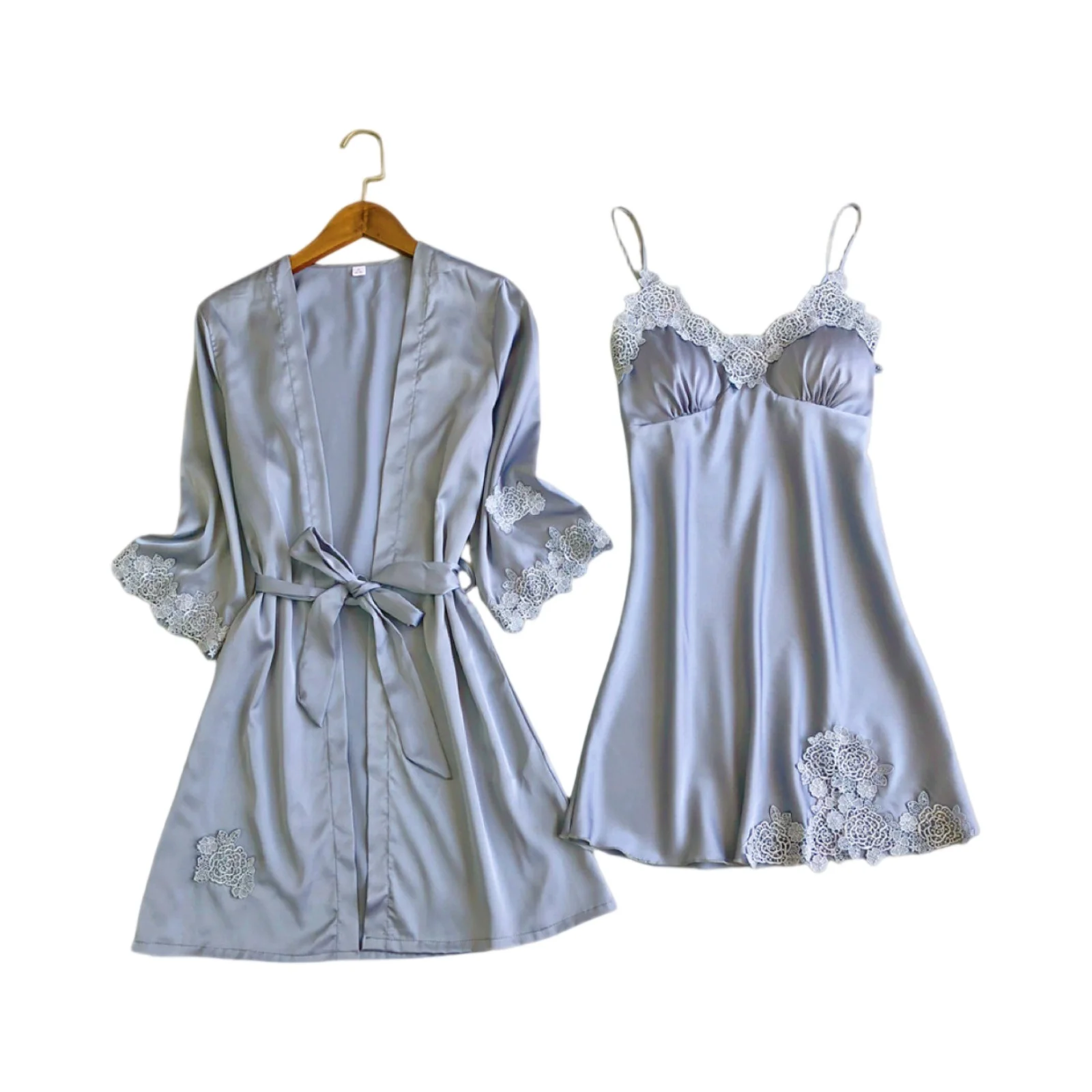 

Белый кружевной комплект свадебного халата для подружки невесты, женская летняя одежда для сна, кимоно, халат, свободный повседневный костюм для сна, сексуальное домашнее платье