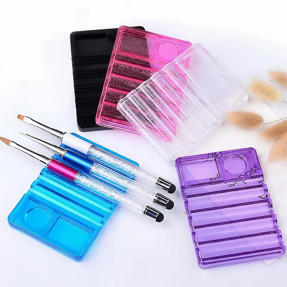 Plastic Pen Stand For Nail Art Tools Nail Brush Holder Storage Nail Extension Molds Multi-purpose Nail Art Pen Holder Organize