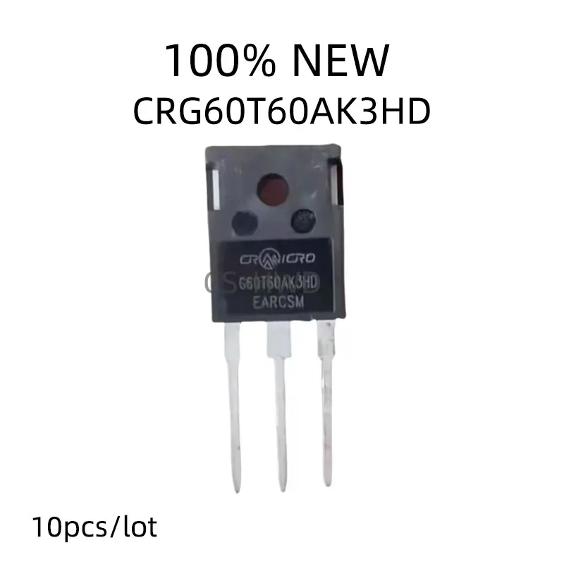 10pcs/lot Original CRG60T60AK3HD G60T60AK3HD TO-247 Tubo/módulo IGBT 100% New and Genuine