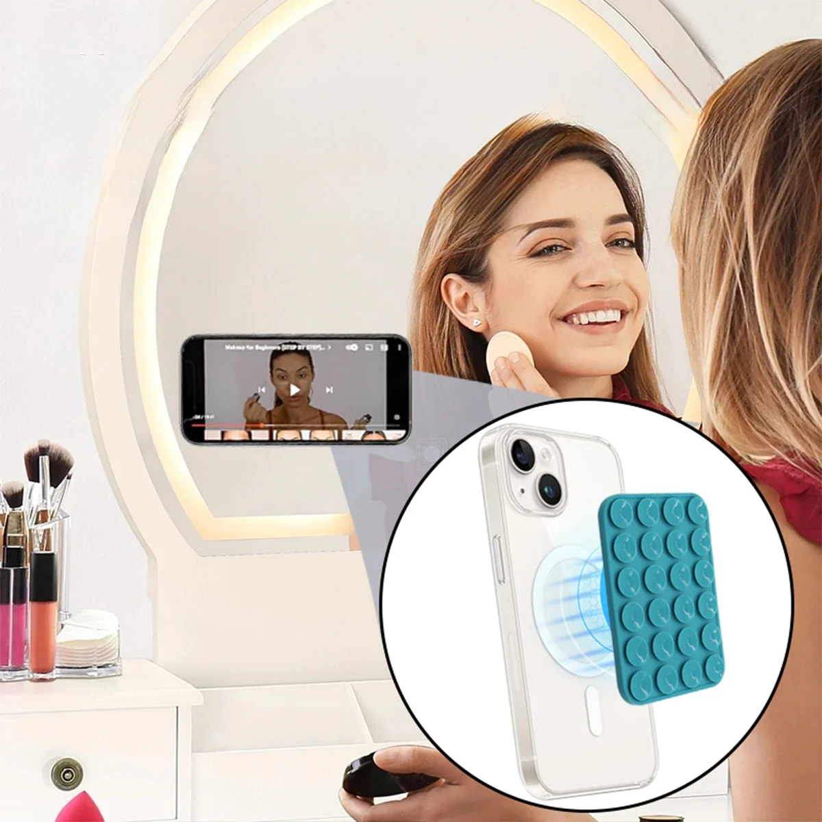 جانب واحد لوحة شفط سيليكون للهاتف المحمول تركيبات شفط كأس المدعومة لاصق سيليكون المطاط مصاصة الوسادة لأداة التثبيت