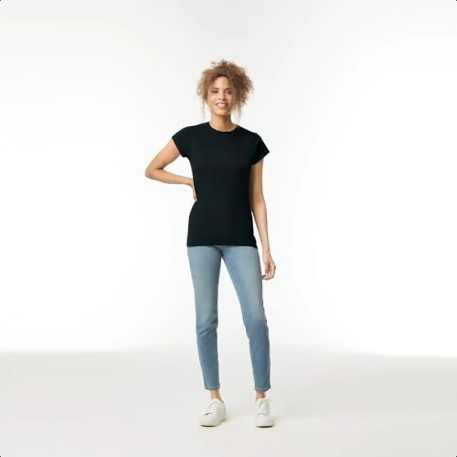 Maglietta da donna in cotone Softstyle Style G64000l Multipack