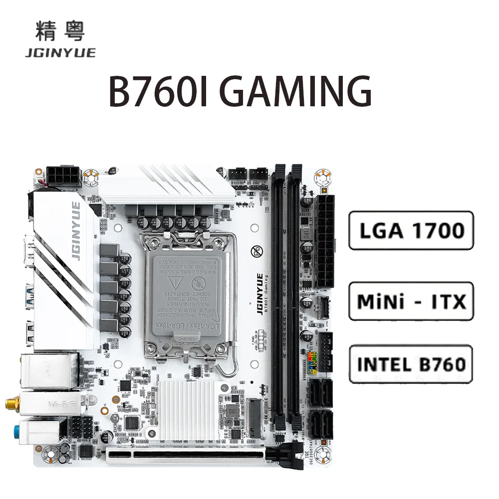 Pc Gaming I7 14Th Gen - JGINYUE B760 ITX Mainboard Set LGA1700
