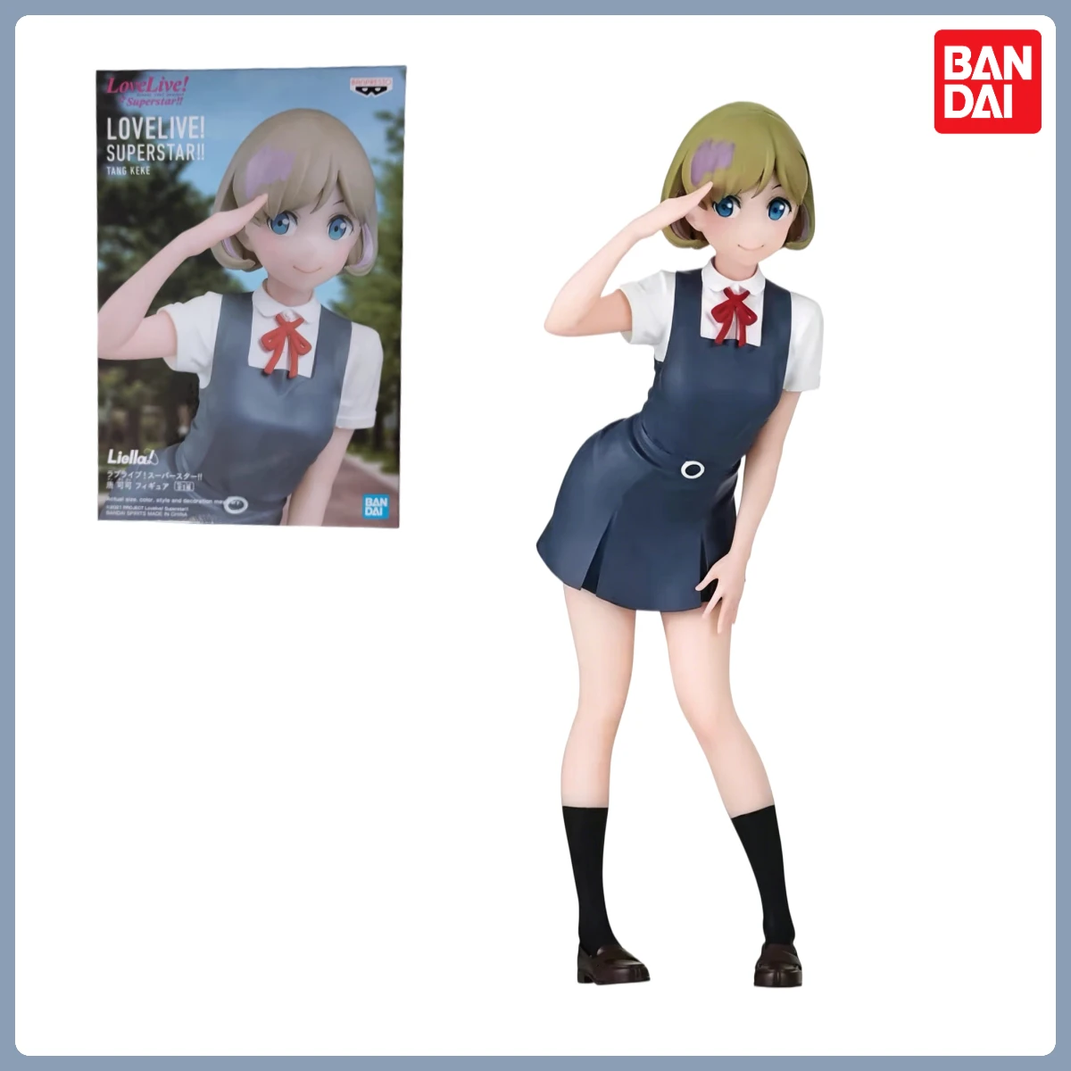 

In Stock Bandai Original Anime Characters Lovelive Tang Keke PVC Action Figure Model Toy Collection Ornament Birthday Gifts