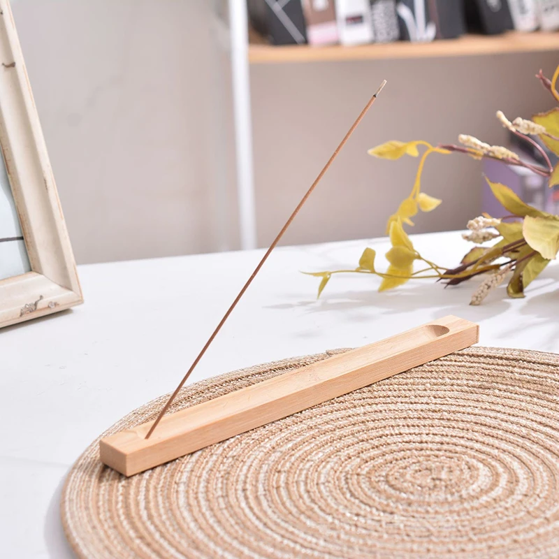 

Crafts Incense Stick Holder Coil Base Decoration Sandalwood 23cm Home Wood Line Incense Burner Wooden