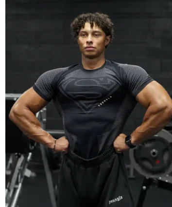 2026 Summer YOUNG Training Quick Dry  Short Sleeves Shirt Bodybuilding Fitness Tee Tops men Clothing Men Running Sports T-shirt