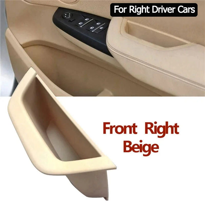 

Left Hand Drive Car Inner Door Handle with Leather Door Handle Assembly for BMW X3 X4 F25 F26 2010-2016
