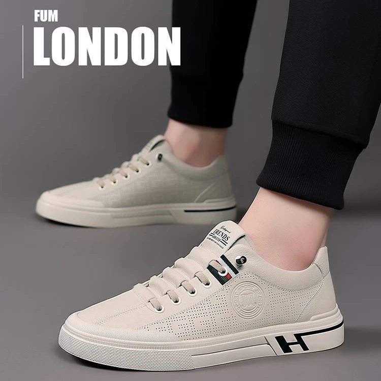 2024 Men\'s Summer New Board Shoes Mesh Breathable Sports and Casual Mesh Shoes Men\'s Trendy Fashion Versatile Little White Shoes