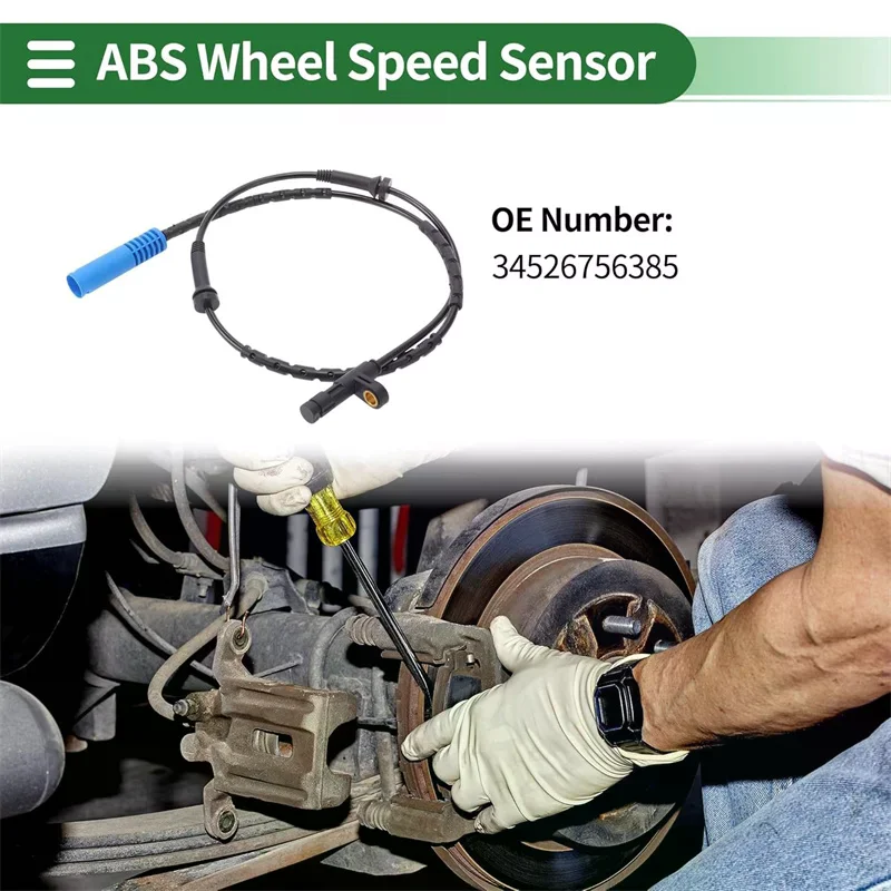 1PCS Rear 34526756385 LH RH ABS Wheel Speed Sensor For Mini Cooper R50 R52 R53 Automotive Spare Parts