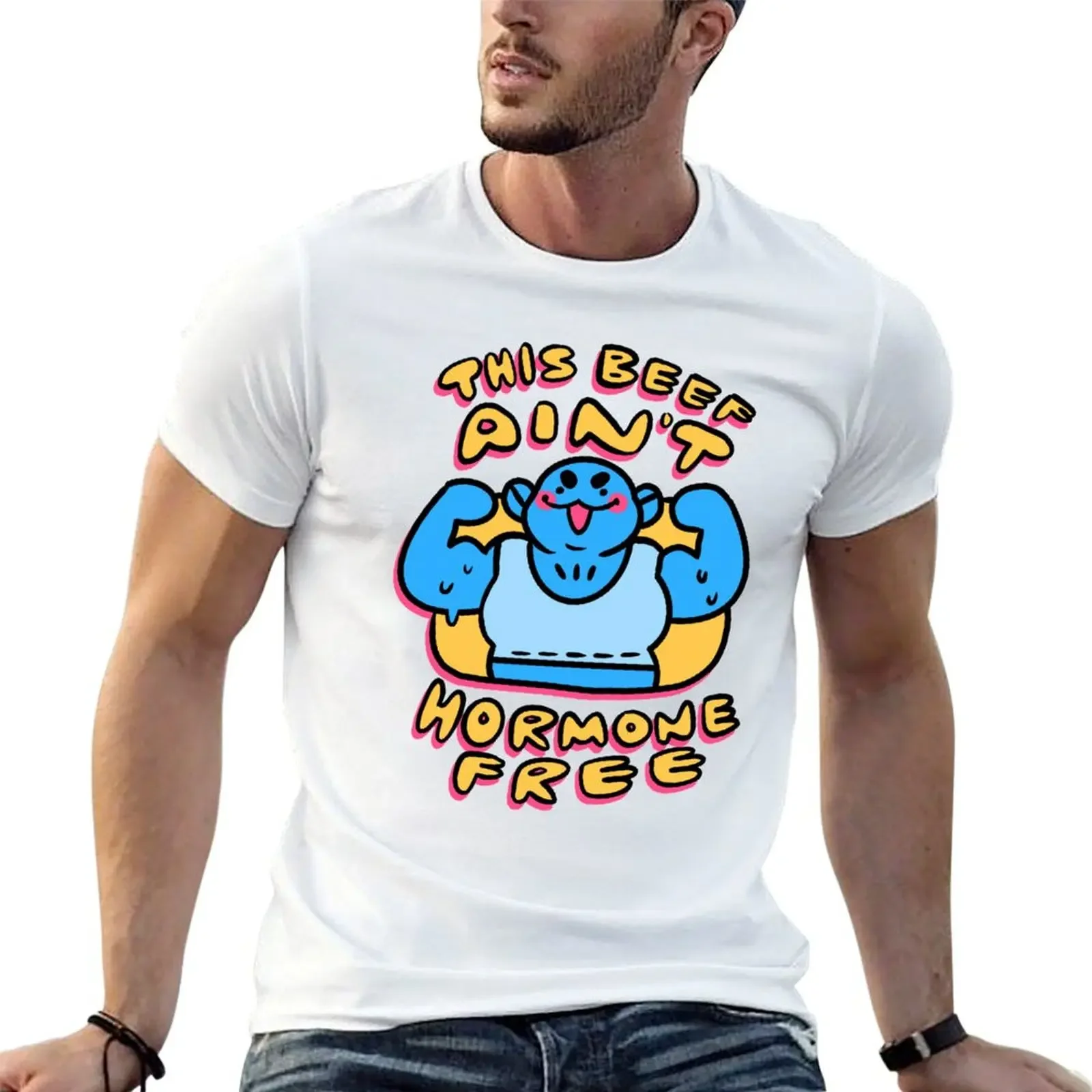 This Beef Aint Hormone Free - Binder T-Shirt graphic t shirt vintage anime shirt oversize t-shirts man oversized t shirt men