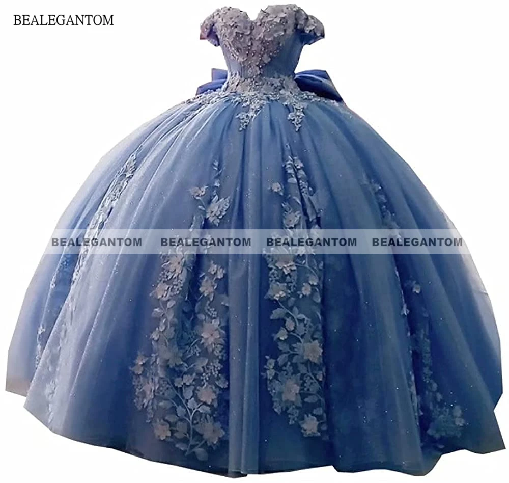 Bealegantom Ruffles abito da ballo lungo 2 pezzi abiti Quinceanera perline dolce 16 Prom Party Vestido De 15 Anos