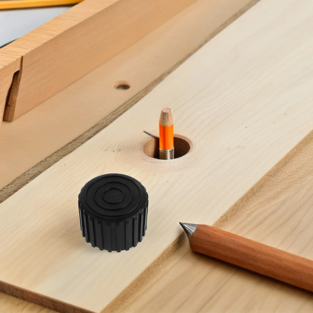 

6Pcs Thickened Fitness Gear Leg Pads Round Design Easy Installation for Various Gym Equipment Models Plastic Cabinet Foot Pad