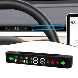 Pantalla frontal HUD para coche Tesla, para el modelo 3, tablero modelo Y, electrónica dedicada, pantalla Digital de dirección de velocidad