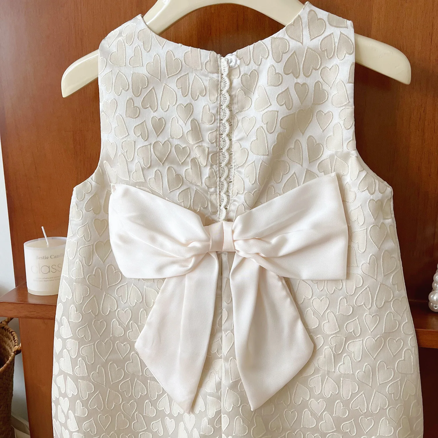 Children Summer Princess Dress 2024 New Summer Girl Fashionable Clothing Stylish Lovely Bow Sleeveless Tank Top Dress