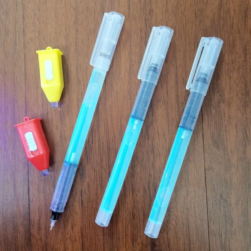 Invisible UV  Ink Pen Anti-counterfeiting Colorless Fluorescent Ink  Liquid Marking Neutral Pen