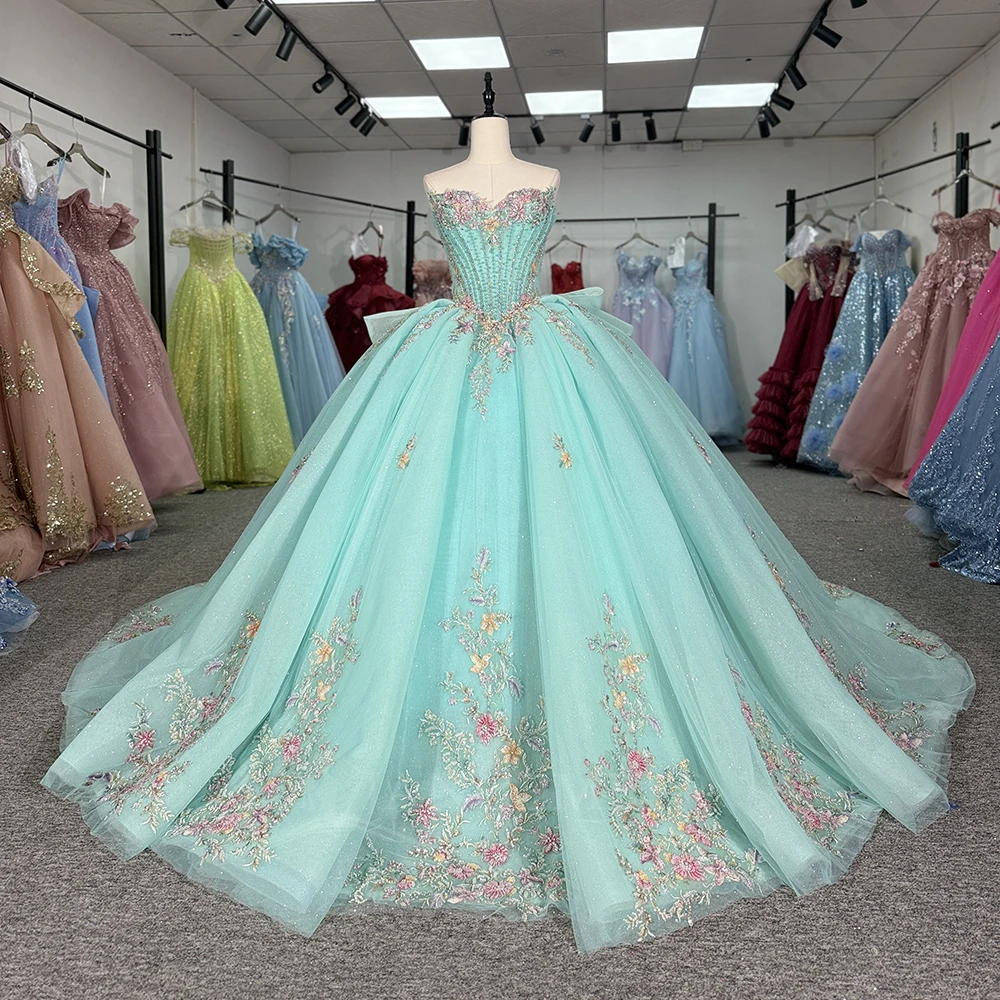 

Новинка 2024 года, 15 платьев Quinceanera, бальное платье, милые вечерние платья, платье 15 лет, торжественное платье, платья по индивидуальному заказу для Quinceanera