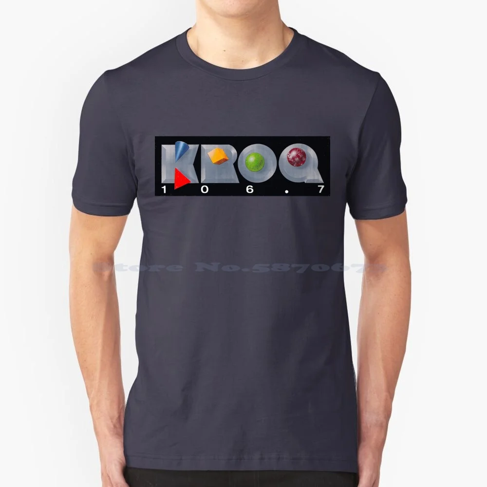 Kroq 106.7 Los Angeles 80s Alt Rock Radio Station Vintage Design T Shirt 100% Cotton Tee Kroq 1067 New Wave Alternative Music