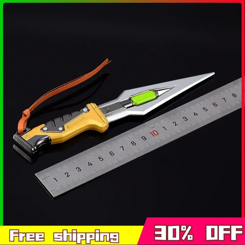 

18cm Valorant Weapon Outpost Melee Karambit Knife Metal Swords Katana Model Fashionable Ornament Crafts Festival Gifts Toys Kids