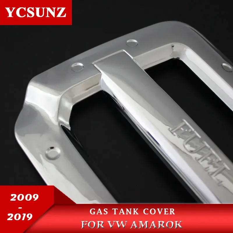 ABS Fuel Gas Tank Cover For Vw Amarok 2009 2010 2011 2012 2013 2014 2015 2016 2017 2018 2019 Double Cabin YCSUNZ