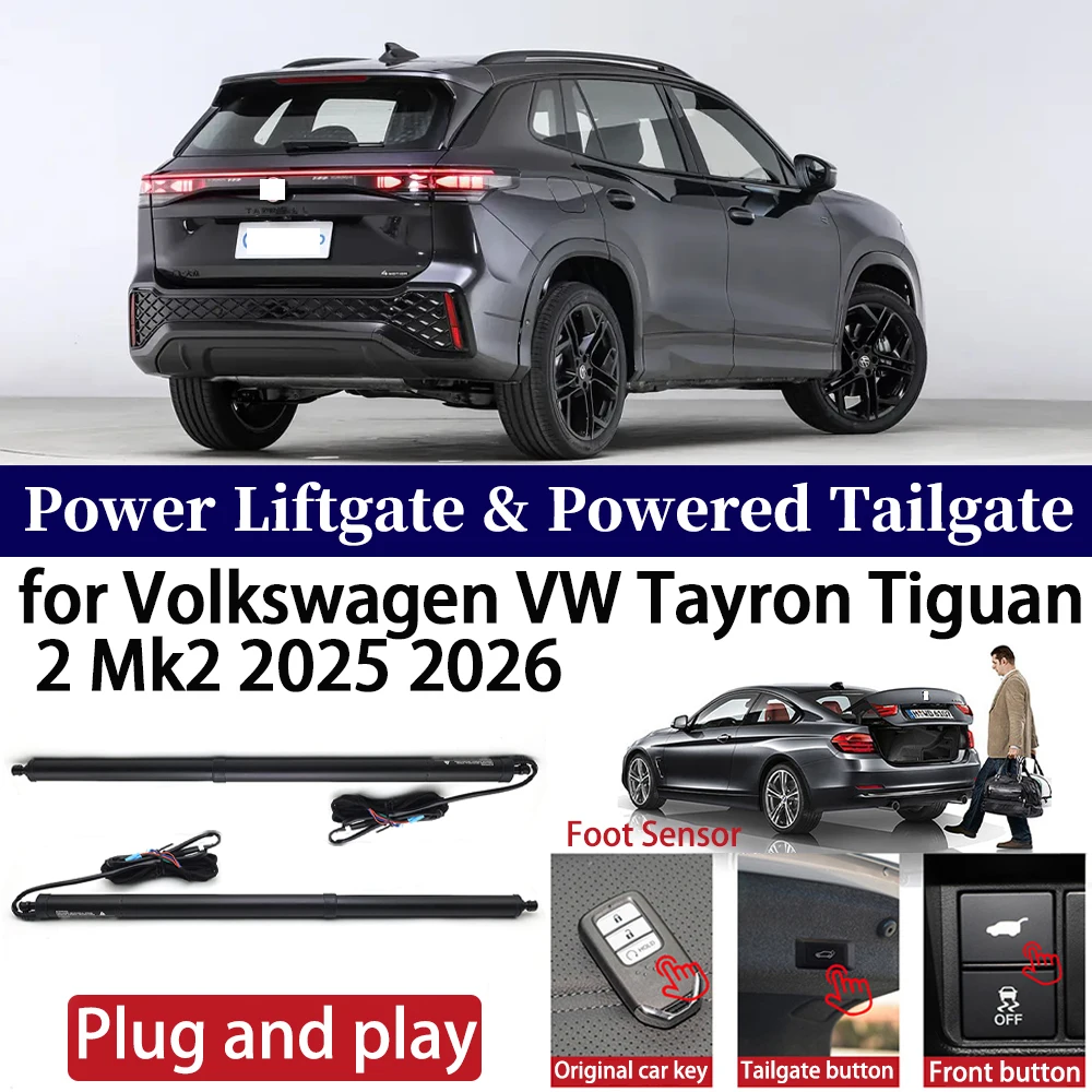 

for Volkswagen VW Tayron Tiguan 2 Mk2 2025 2026 Car Power Liftgate Automatic One-Click Powered Tailgate Strut Plug＆ play