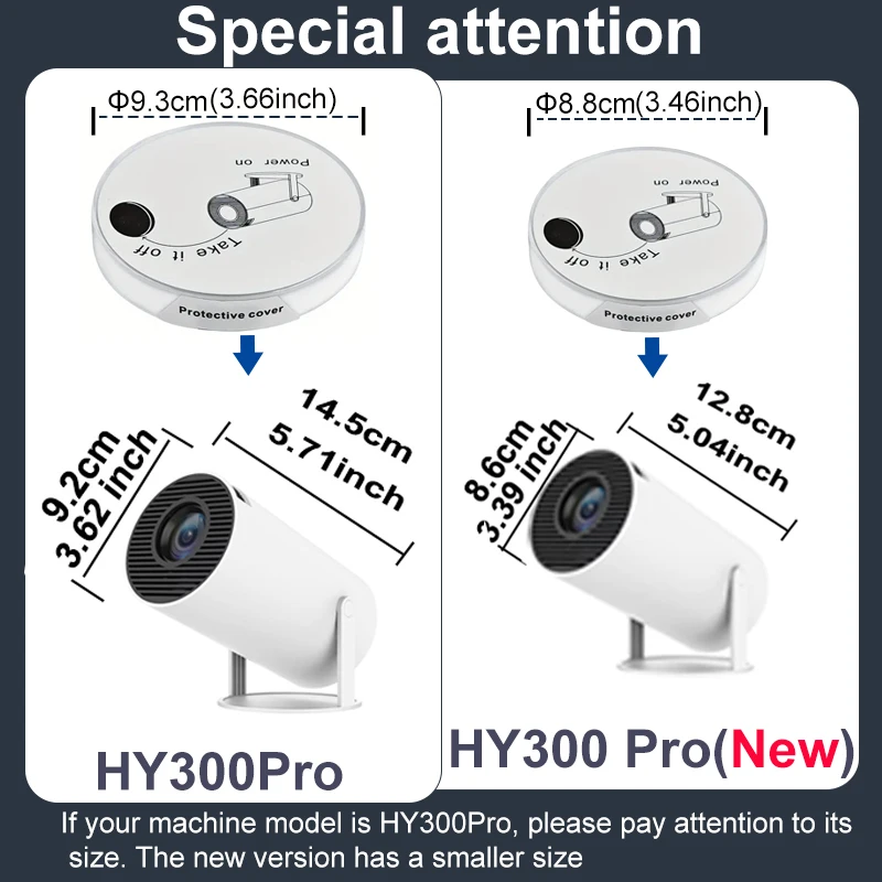 HY300 プロジェクターレンズ保護カバー防塵保護機 hy300 プロ用プロジェクター専用キャップ新